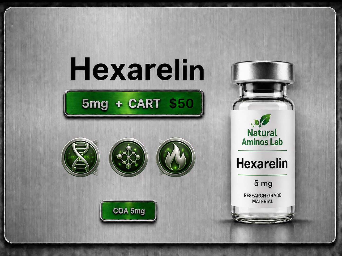 Hexarelin catalog tile